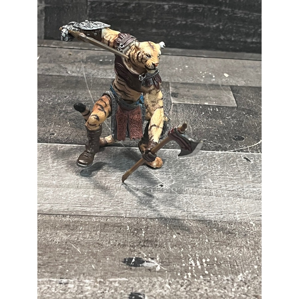 papo 2008 mutant‎ tiger medieval fantasy world figure myth warriors